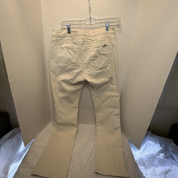 Ralph Lauren Mid Rise Moderate Straight Leg Ivory Classic Stretch Jeans SZ 6 - Picture 3 of 10